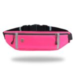 GORWRICH Running Belt Waterproof Adjustable with Large Capacity – Pink
