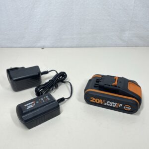 WORX WA3639 20V Max 2.0Ah Battery Pack with Indicator & Charger