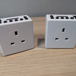 Digital Timer Switch 7 Day Programmable Light Switch White 2 Pack STATUS
