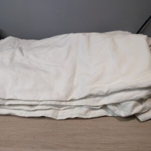 King Size Duvet Cover Set Ultra-Soft Cooling Microfibre - Cream | Bare Home