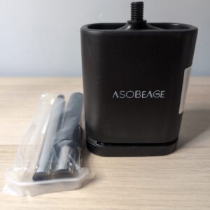 Silicone Toilet Brush Flexible Head Stainless Steel Handle ASOBEAGE