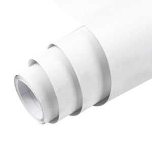 White Glitter Self Adhesive Vinyl Wallpaper Roll 60cm x 5m Furniture Wrap Film