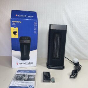 Russell Hobbs 2000W Portable Space Heater 14 Inch Silent Oscillating