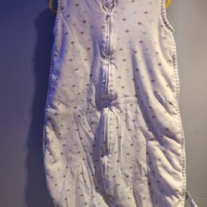 Baby Sleep Bag 2.5 Tog Cotton 6-12 Months White Grey Blue Star - TURMIN