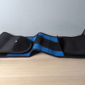 Lower Back Support Belt Adjustable Lumbar Brace Pain Relief Black