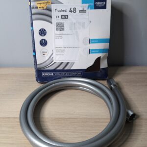 GROHE VitalioFlex Comfort 2m Shower Hose TwistStop Chrome - New Unused