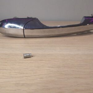 KASturbo Left Handle for Fiat 500, Passenger Side Chrome Outer Door Handle 735592026 73545876