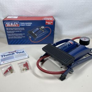 Sealey FP2 Twin Barrel Foot Pump