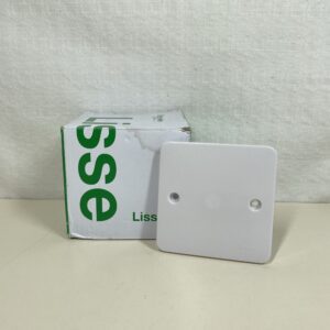 Schneider Electric Lisse Single Blank Plate - Moulded, GGBL8010, White, Pack of 9