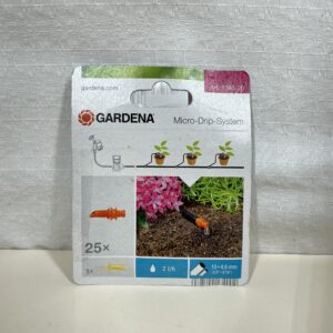 GARDENA Micro-Drip System Endline Drip Head: End piece for drip irrigation,+ for spot irrigation of individual plants or long plant rows (1340-20)
