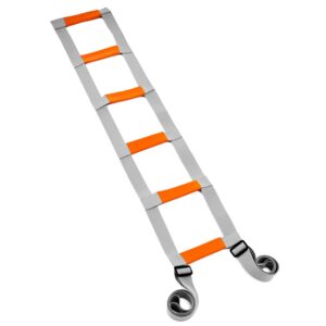 Bed Ladder Assist Handle 6 Foam Grips Adjustable to 8ft Portable Tool-Free Installation – Adjustable 8ft