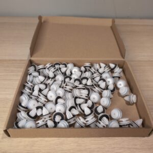 Automotive Door Panel Clips Plastic Expansion Rivets 100-Pack for Bumpers & Trim – 100pcs