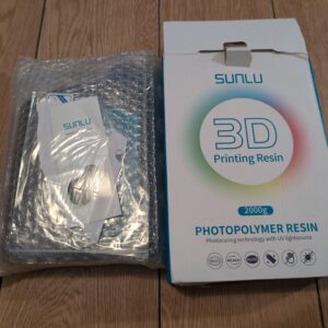 SUNLU 3D Printer Resin Nylon-Like Strong Durable 405nm Photopolymer – Black 2kg