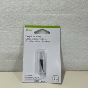 Cricut Deep-Point Replacement Blades (2 ct), Black