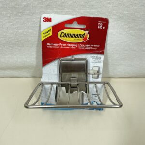 Command Soap Dish, Satin Nickel, 1 BATH34-SN-ES BATH34
