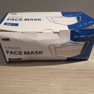 Surgical Face Masks 3-Ply Type IIR Disposable Medical Grade - 50 Pack