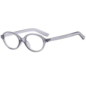 Small Oval Blue-Light Blocking Glasses Anti-Blue Computer Gaming Eyewear