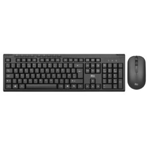 Rii Wireless Keyboard and Mouse Full Size UK Layout for Office/Home – Black