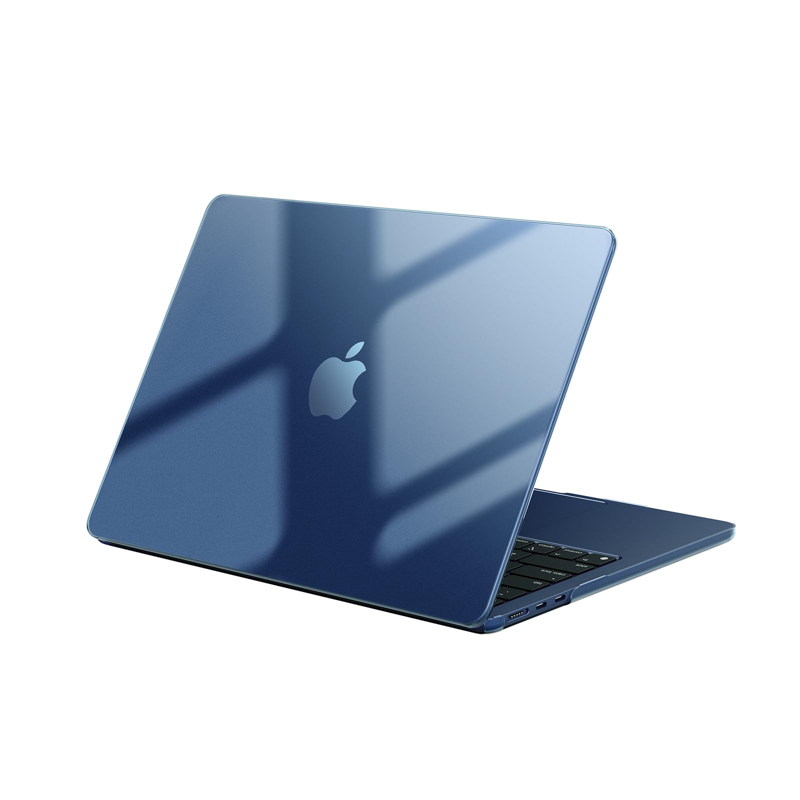 Hard Shell Case for MacBook Air 13.6 inch, Crystal Blue - EooCoo