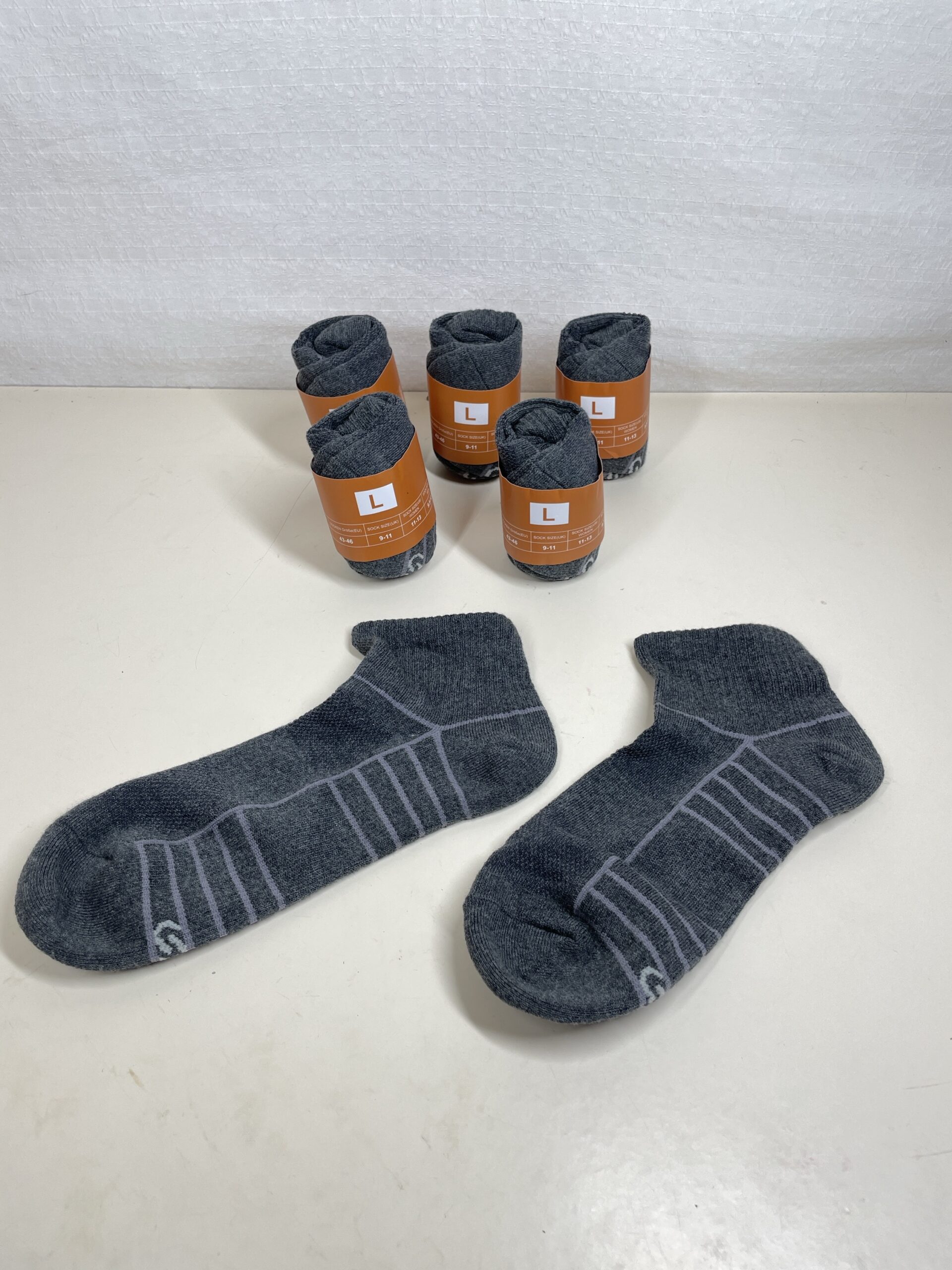 6 Pairs Quarter Ankle Trainer Socks Cushioned Anti-Blister Cotton - Image 4