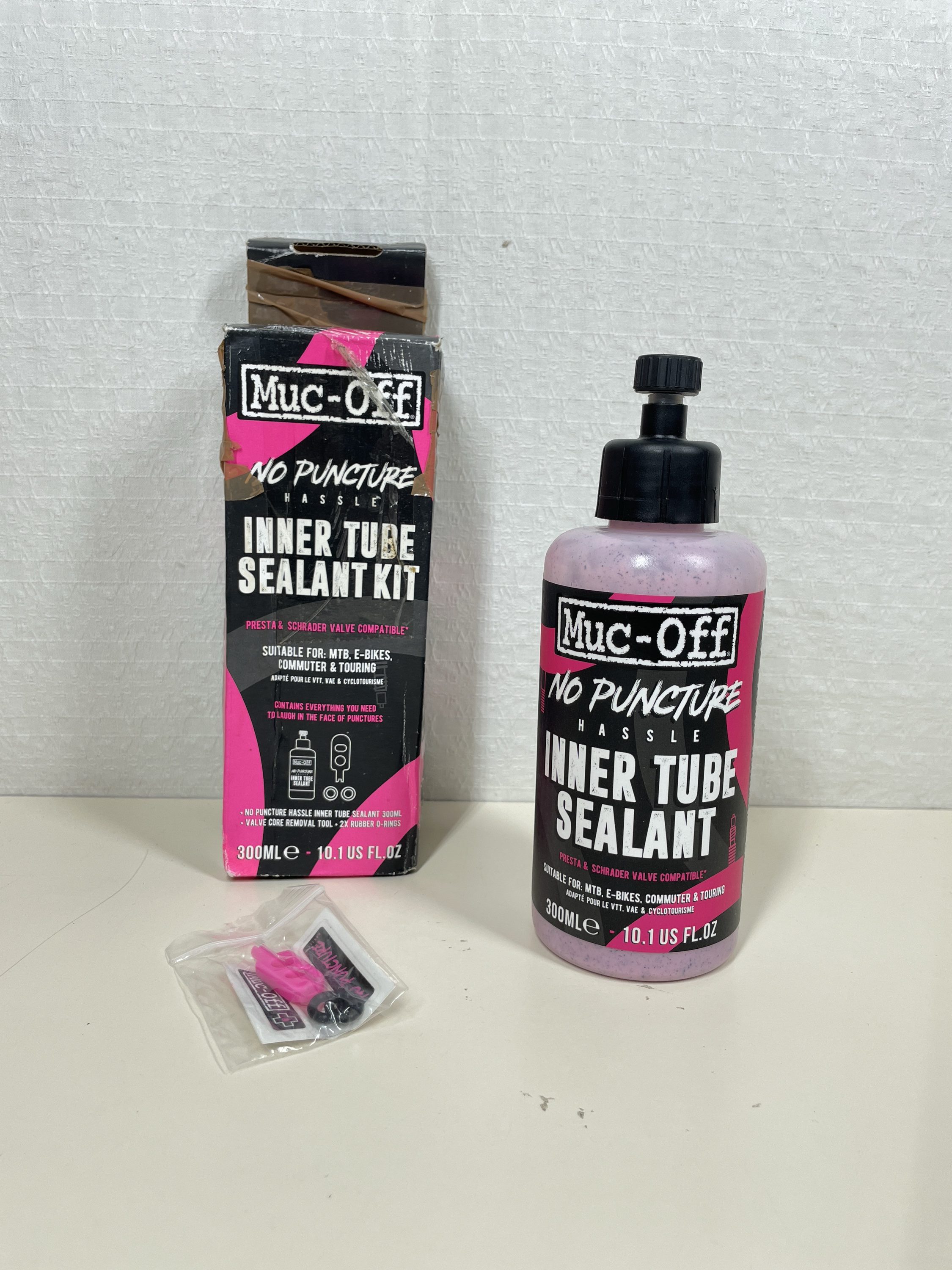Muc-Off 20216 No Puncture Hassle Inner Tube Sealant - Advanced Bicycle Tyre Sealant For Repairing Inner Tube Punctures Of Up To 4mm