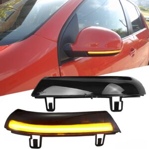 Wing Mirror Indicator Dynamic LED Turn Signal Lights Replacement for Golf 5 JETTA MK5 PASSAT B6 - 2 Lights