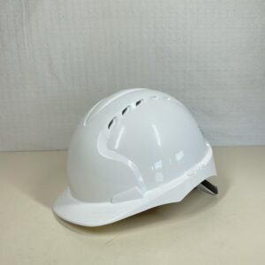JSP EVO2 One Size Safety Helmet with Slip Ratchet - White - Vented - (AJF030-000-100-AMZ)