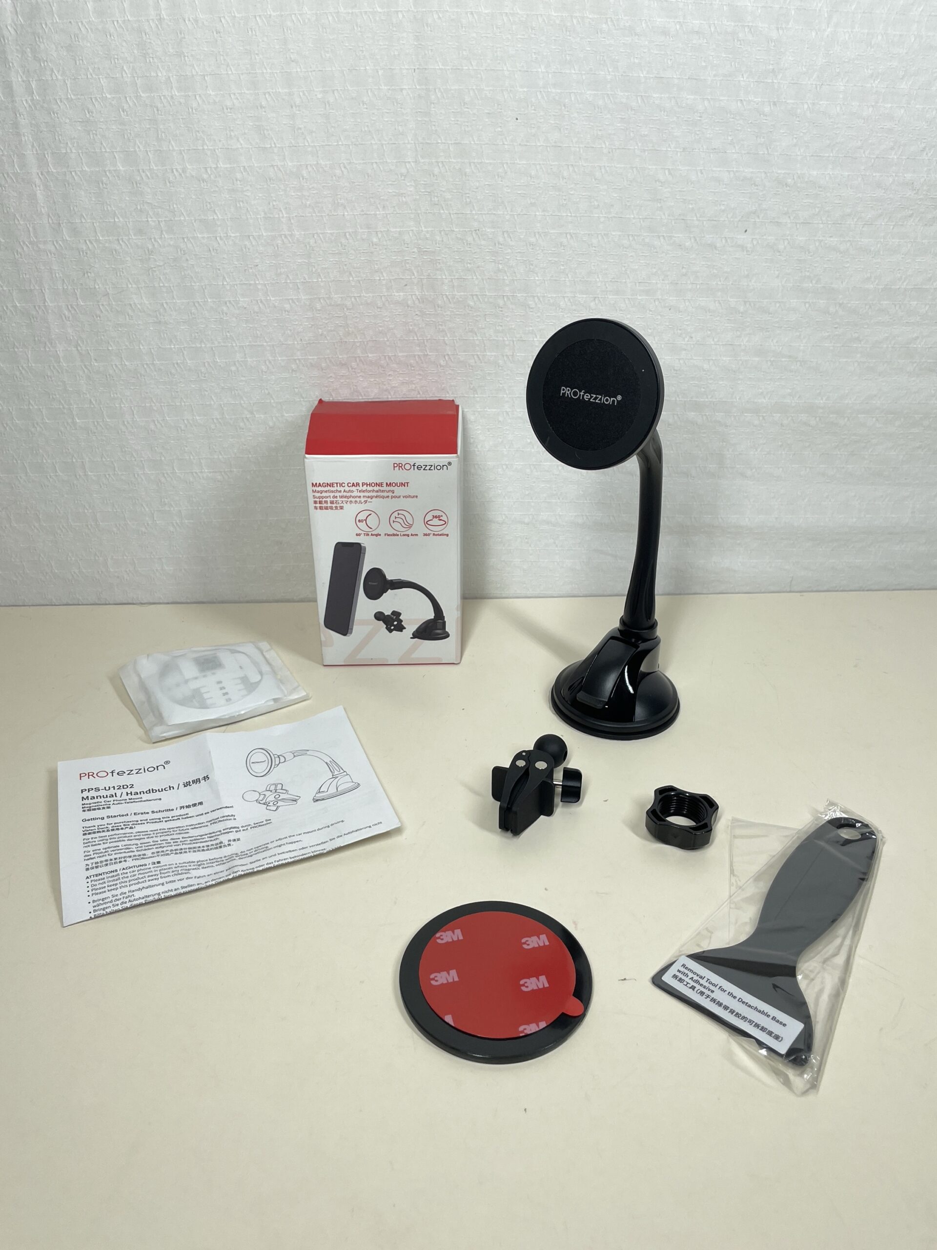 PROfezzion MagSafe Car Mount Windscreen Suction Holder for iPhone 17 16 15 14