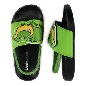 Kids Slide Sandals Anti-Slip Beach Pool Sliders – Green EU30/31, UK11/11.5