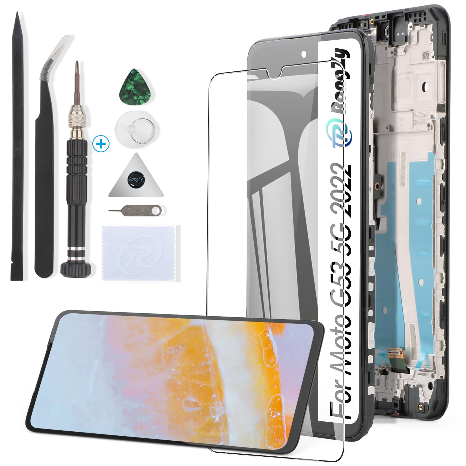 Motorola Moto G53 5G LCD Touch Screen Replacement Digitizer & Tools XT2335 - Image 5