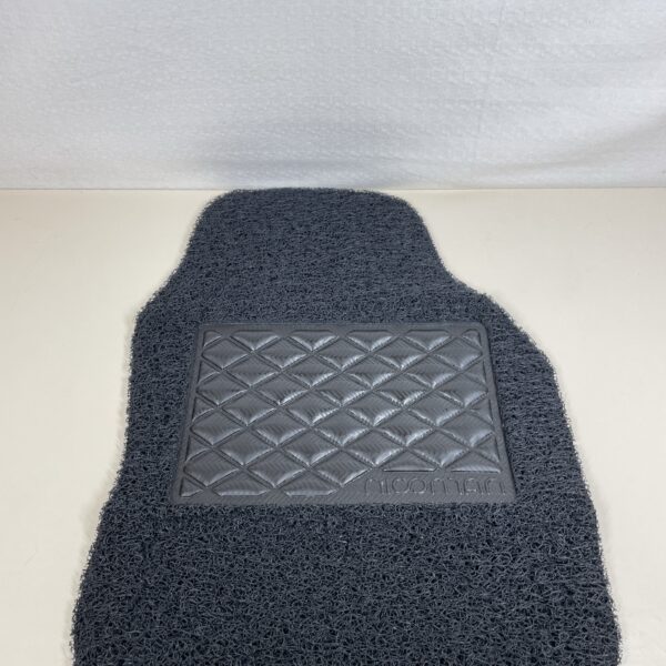 Nicoman Universal Car Floor Mat Spaghetti Coiled Non-Slip PVC Rubber Heavy Duty Waterproof Easy Clean - (Black, Driver Side, Small, 1 Piece)