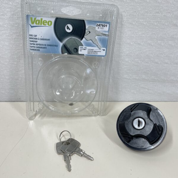 Valeo Service 247601 Fuel Cap with Two Keys for Fiats, Black