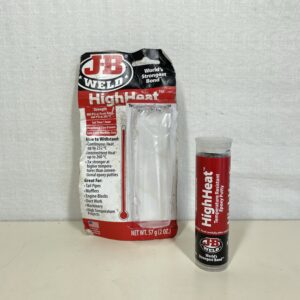 J-B Weld 8297 HighHeat Temperature Resistant Epoxy Putty Stick, Machine Gray, 2oz