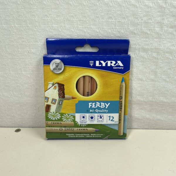 Set Of 11 Lyra Ferby Chunky Coloured Pencils - Triangular 12cm - Pre School Art