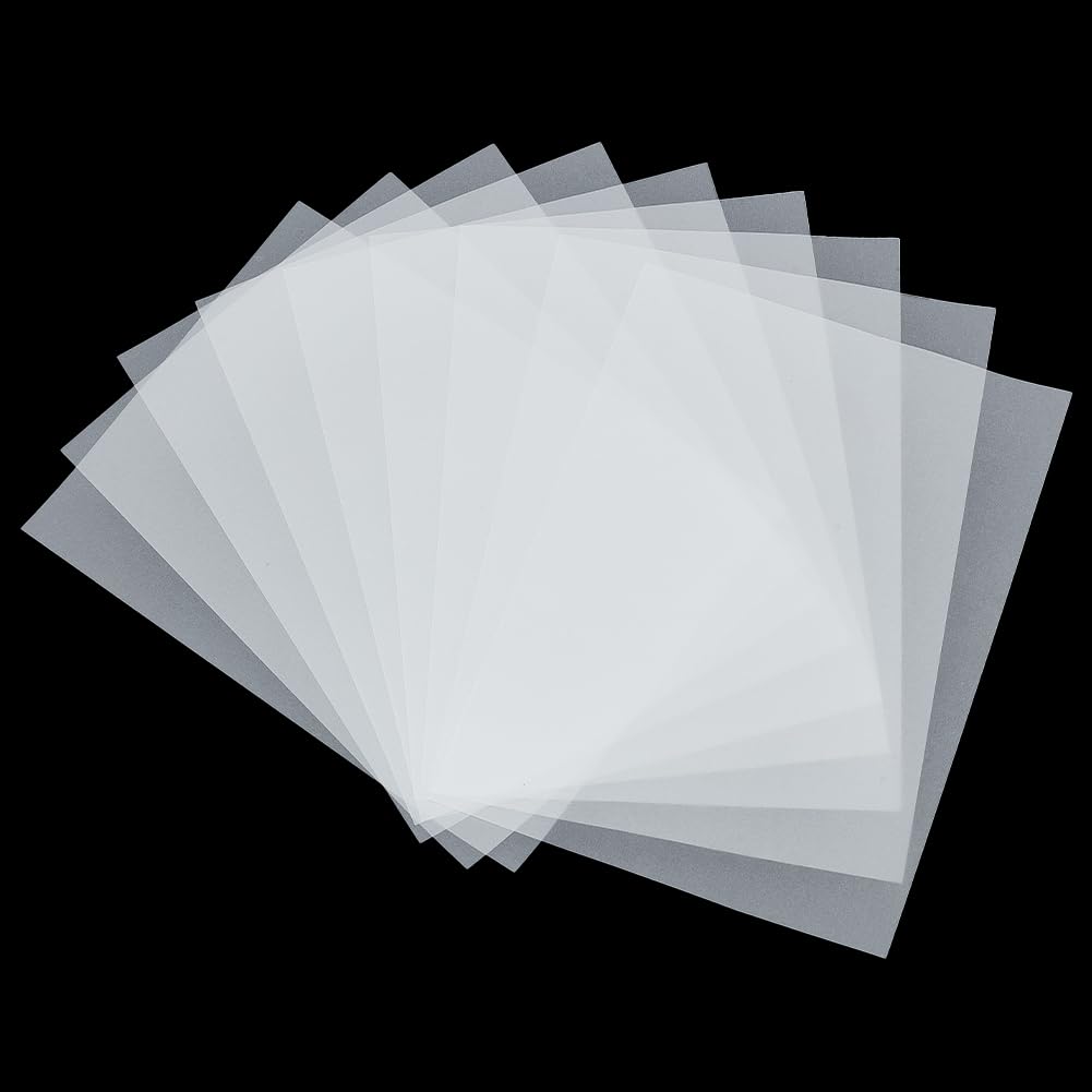 100 Ironing Paper Sheets for Fuse Beads Clear 17.9x23.9cm Craft Paper