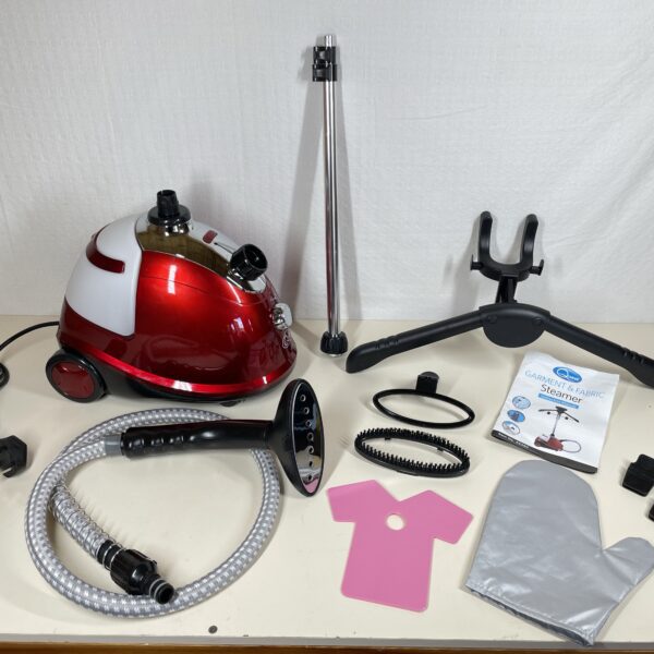 Quest 42320 Upright Garment and Fabric Steamer / 1800 Watts / Removes Creases & Wrinkles / 1800ml Tank / Accessories Included