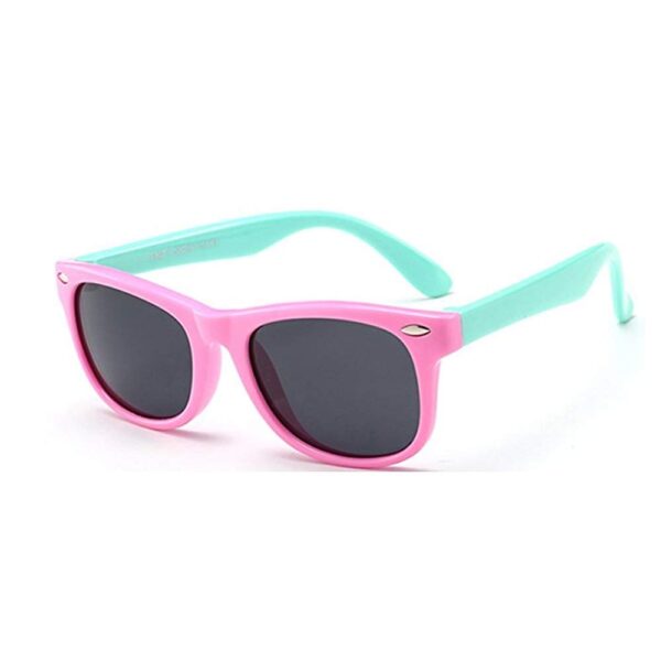 Toddler Sunglasses Girls Flexible UV Proof Pink Kids Eyewear
