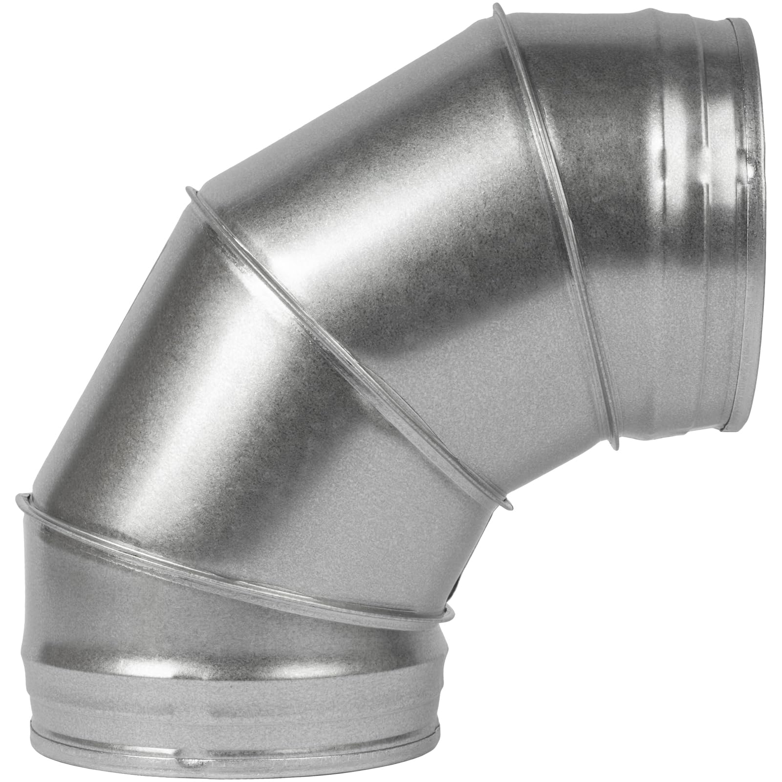 Ø150mm Galvanised Steel Duct Elbow 90° Bend Ventilation Fitting Ducting