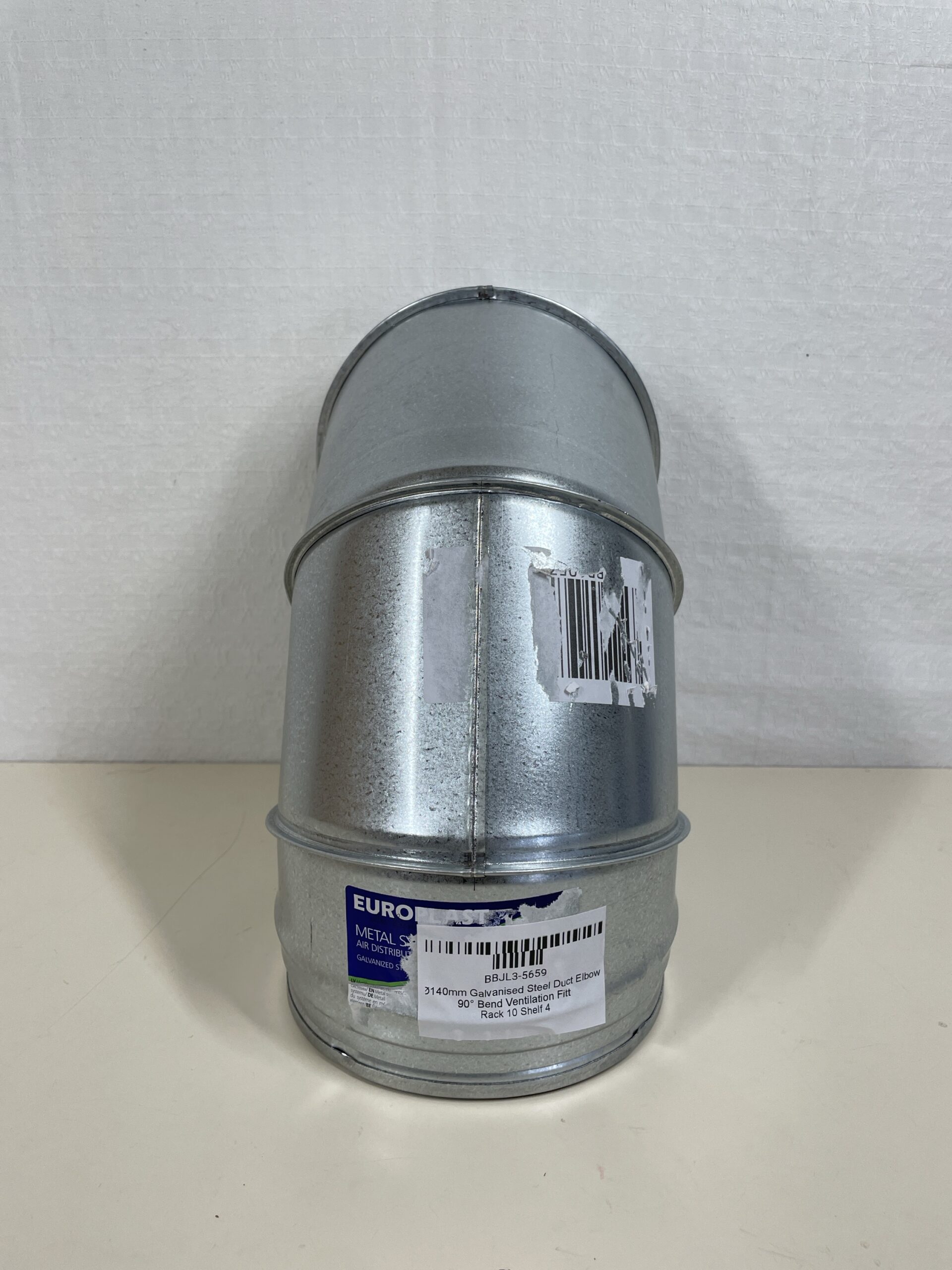 Ø150mm Galvanised Steel Duct Elbow 90° Bend Ventilation Fitting Ducting - Image 5