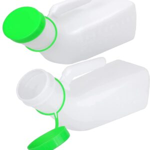 Male Portable Urinal Bottle Spill-Proof Screw Cap 1000ml 2 Pack – Glow-in-the-dark 1000ml 2pk