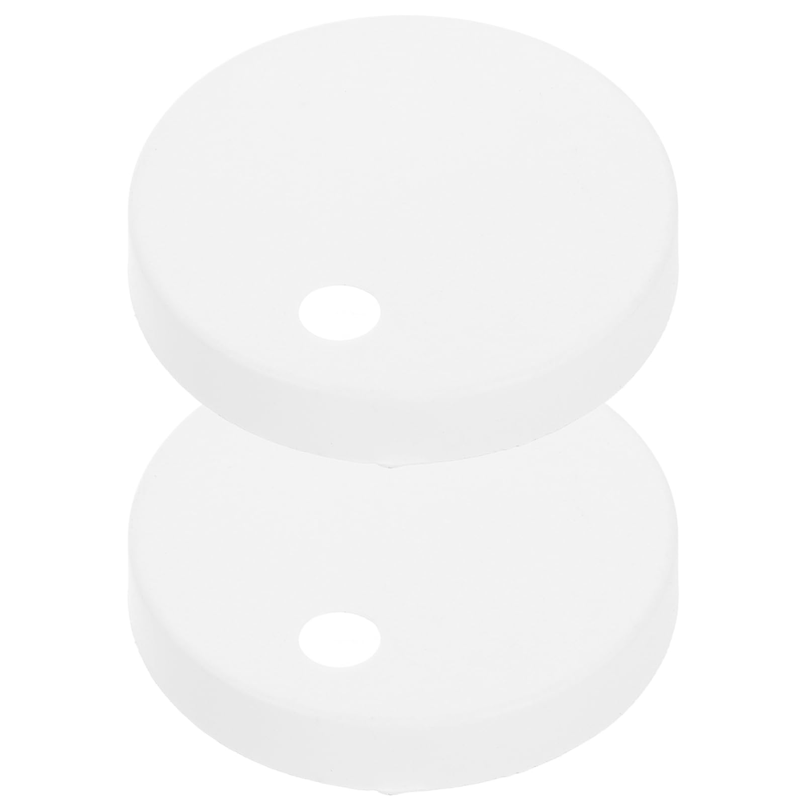 Toilet Bolt Covers Plastic Screw Caps 2.2in Pair White Seat Fixing