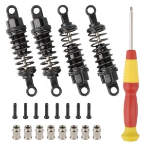 RC Car Shock Absorbers Aluminium 4pcs for WLtoys A959 A969 A979 K929 Silver