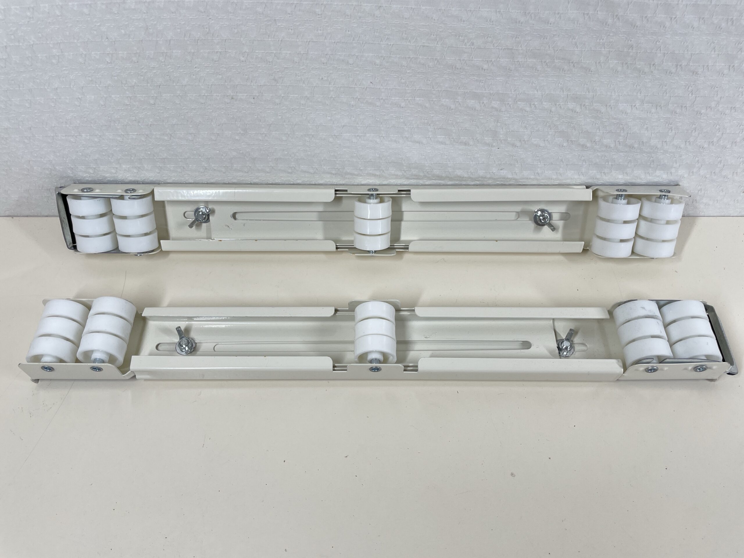 iLauke Appliance Rollers Adjustable Sliders Washing Machine Feet White - Image 4
