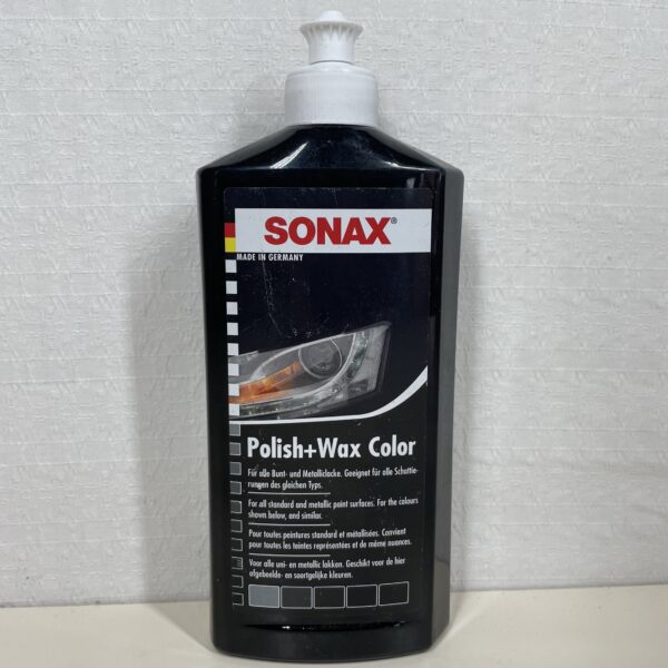 Sonax Polish & Wax Black Car Paintwork Colour 500ml Item 0296100-810