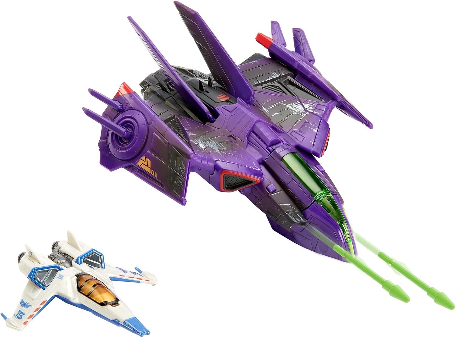 Disney Pixar Lightyear Space Battle Pack Buzz vs Zurg Spaceships Set - Image 6