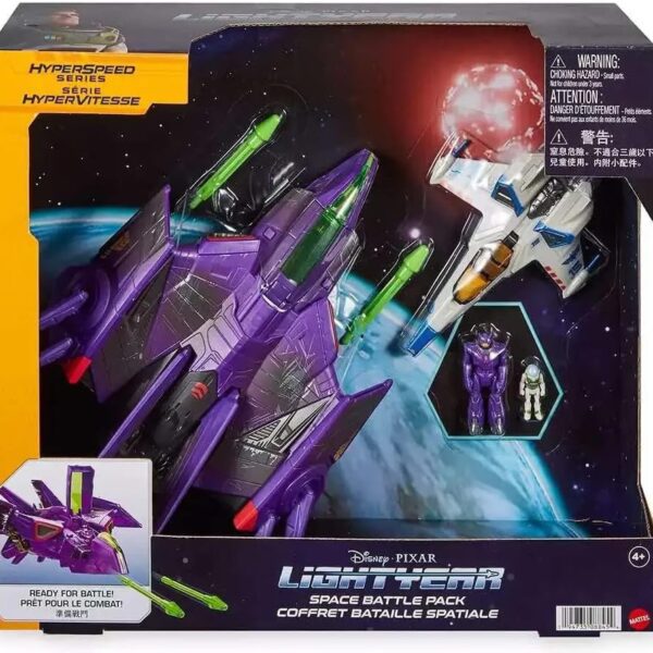 Disney Pixar Lightyear Space Battle Pack Buzz vs Zurg Spaceships Set