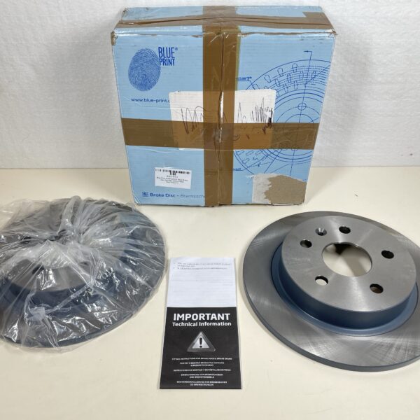 Blue Print Rear Brake Disc Set Pair 5 Stud Holes ADW194302 for Chevrolet & Opel