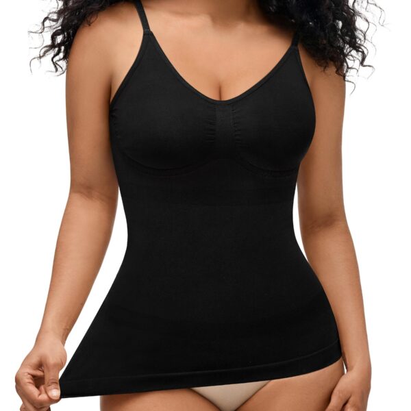 Women's Shapewear Compression Tank Top Camisole Tummy Control Black 3XL