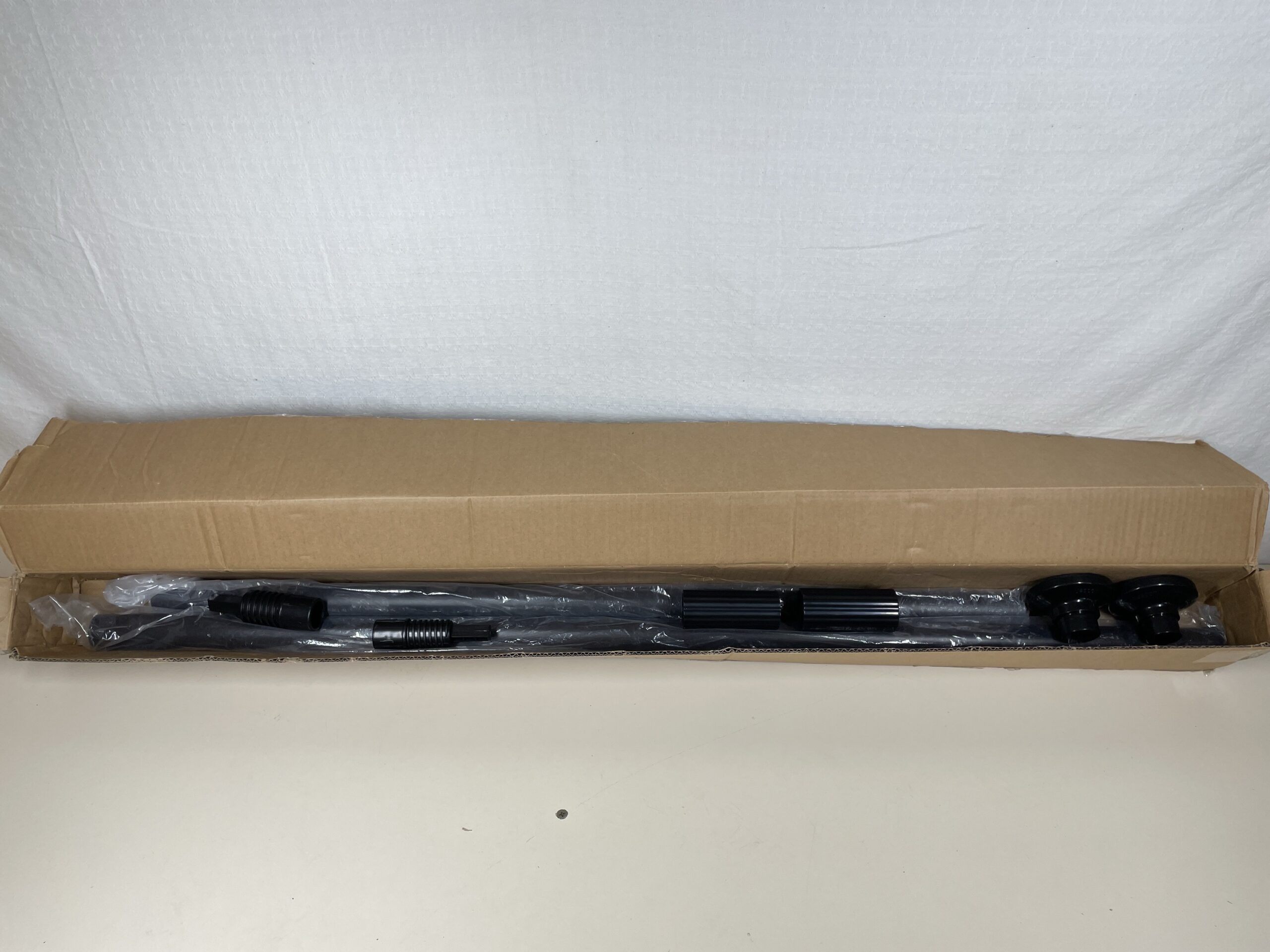 Tension Curtain Rod 228cm-277cm Extendable Stainless Steel Shower Pole - Image 6