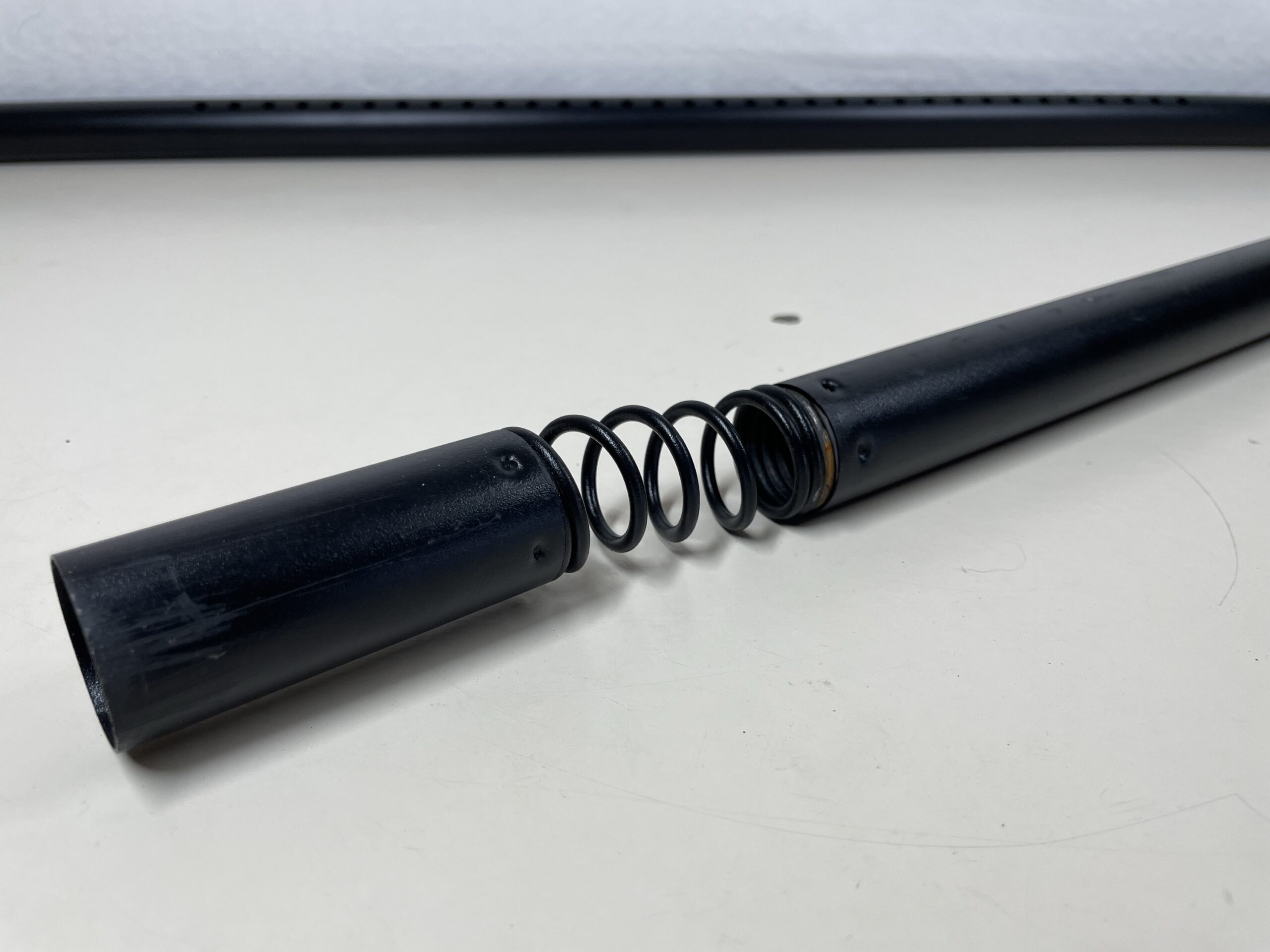 Tension Curtain Rod 228cm-277cm Extendable Stainless Steel Shower Pole - Image 4